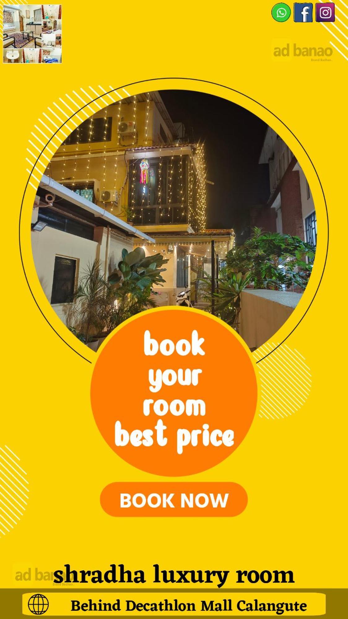Shradha Luxury Room Calangute Exterior foto